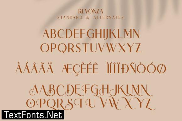 Revonza Authentic Font