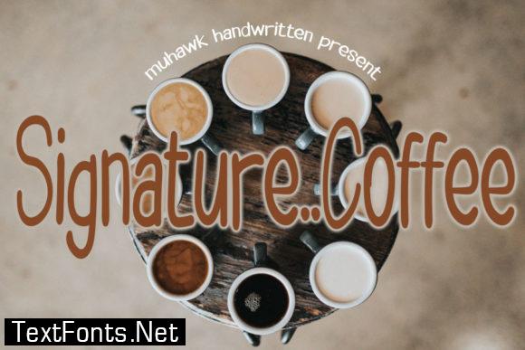 Signature Coffee Font