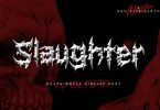 Slaughter Font