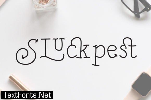 Sluckpest Font