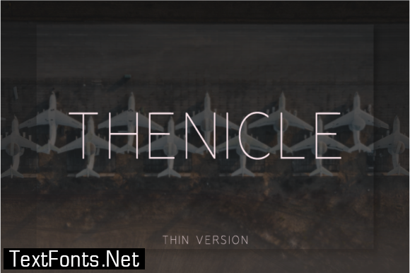 Thenicle Thin Font