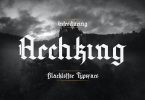 Archking – Blackletter Typeface