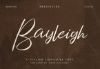 Bayleigh – Stylish Signature Font