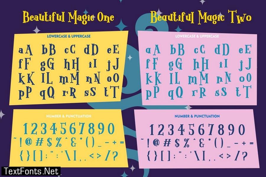 Beautiful Magic - Display Serif Font