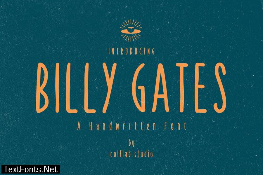 Billy Gates - A Simply Handwritten Font