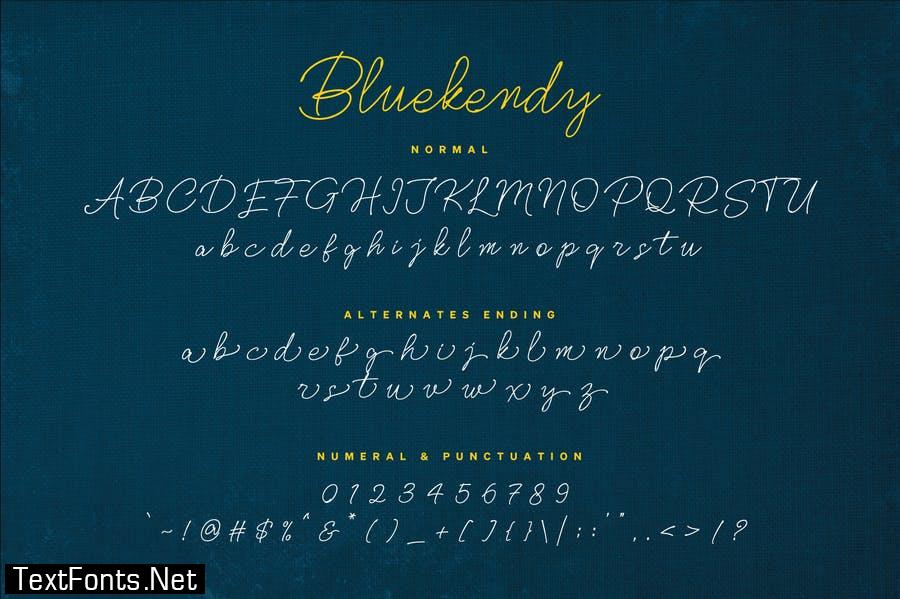 Bluekendy Font