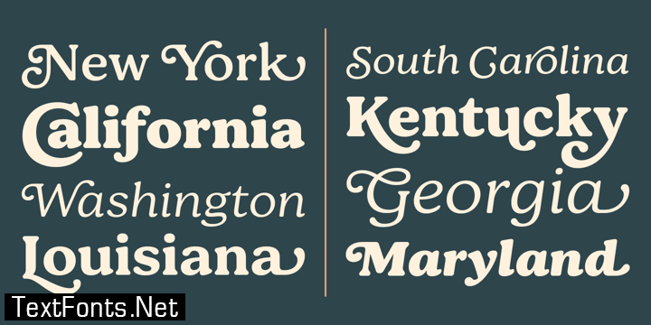 Bogue Font Family