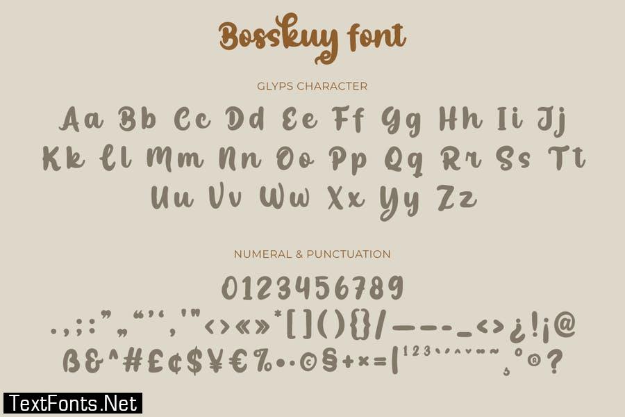 Bosskuy Font