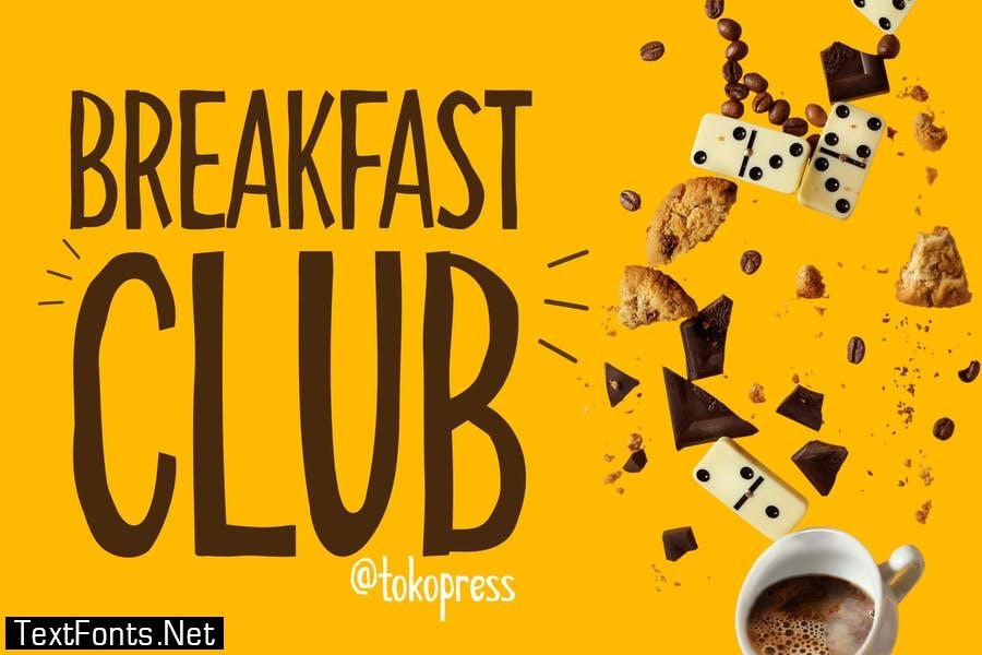 Breakfast Club - Cute Kids Font