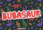 BUBASAUR - Kids Font