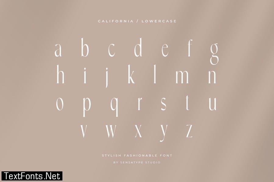 California - Stylish Fashion Font