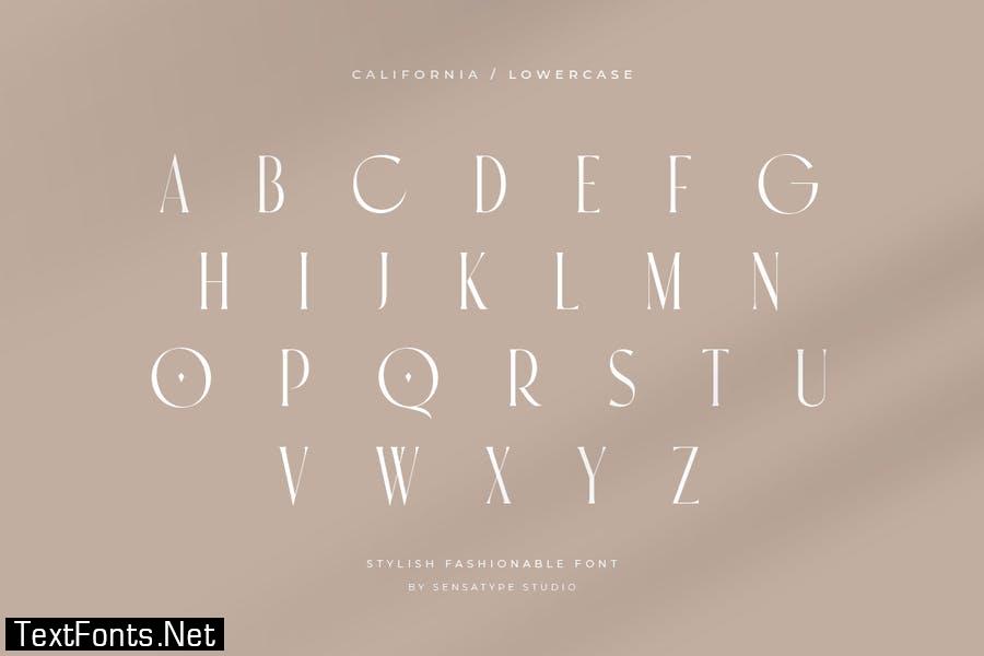 California - Stylish Fashion Font