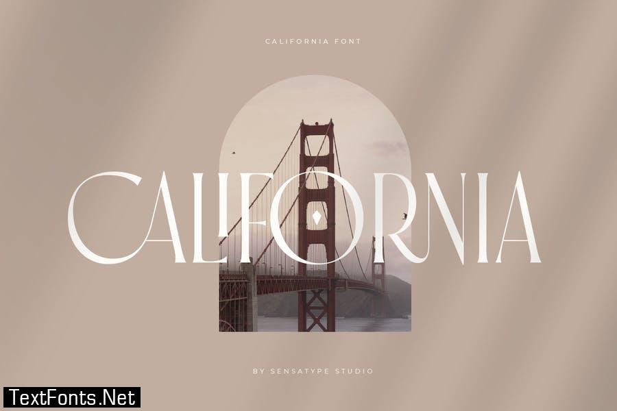 California - Stylish Fashion Font