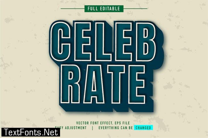 Celeb Rate Text Effect