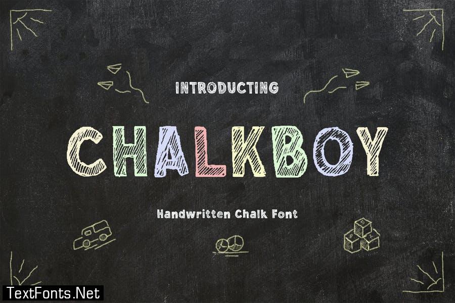 Chalkboy – Handwritten Chalk Font