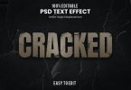 Cracked-3D Text Effect
