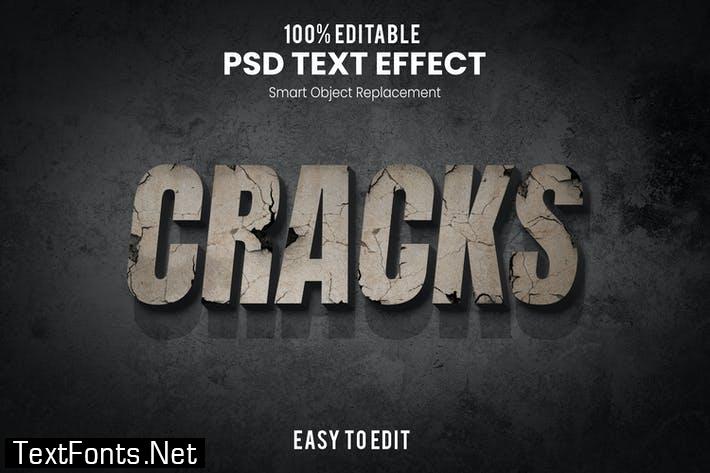 Cracks-3D Text Effect