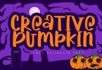 Creative Pumpkin Font