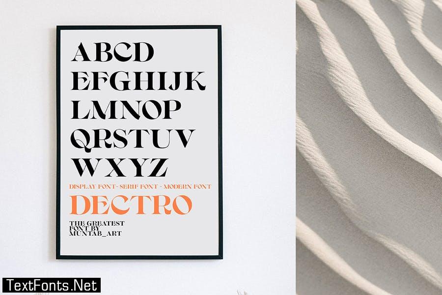 Dectro | Serif Display