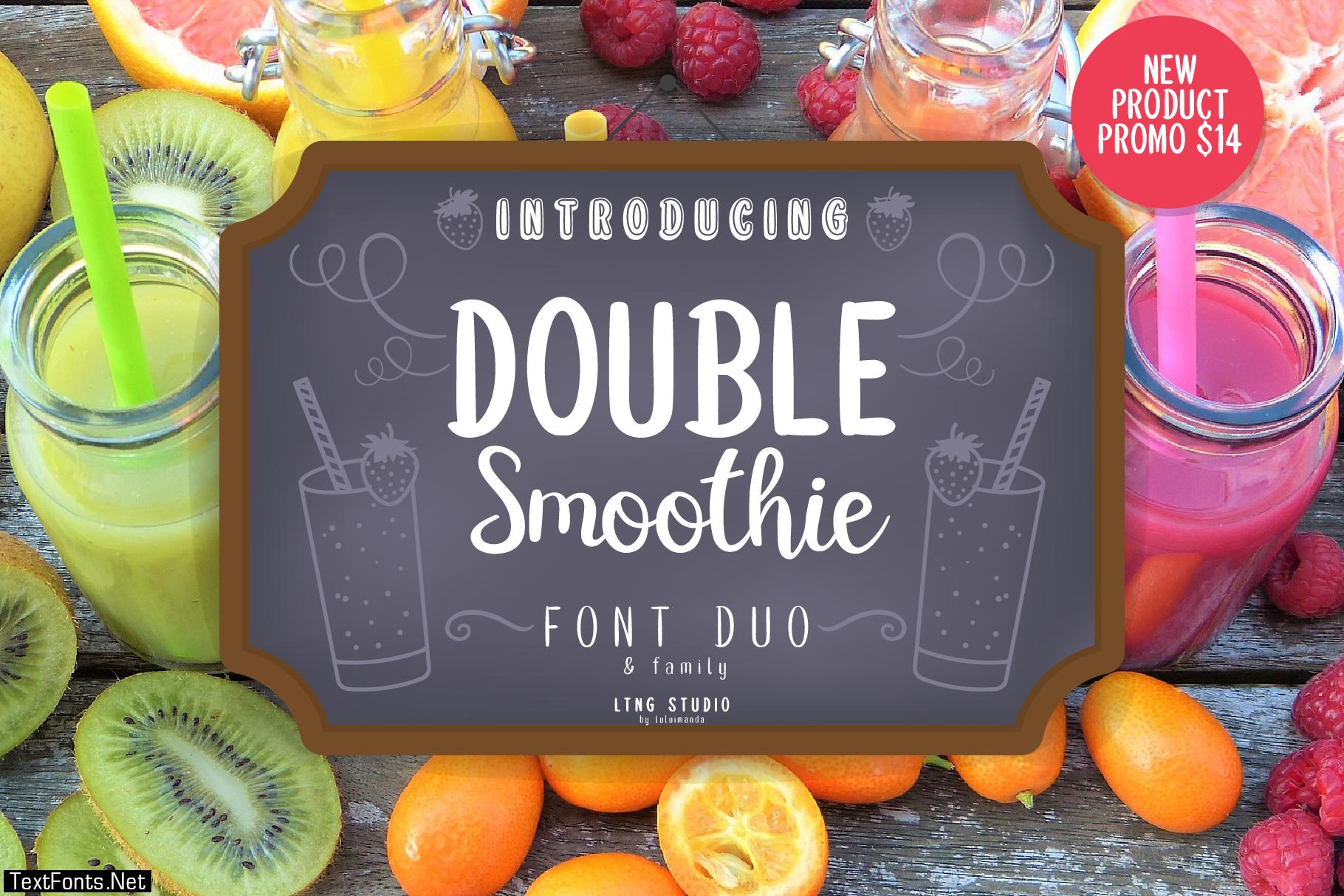 Double Smoothie Font