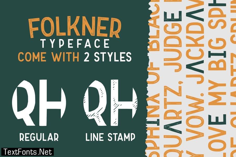 Folkner – Vintage Typeface