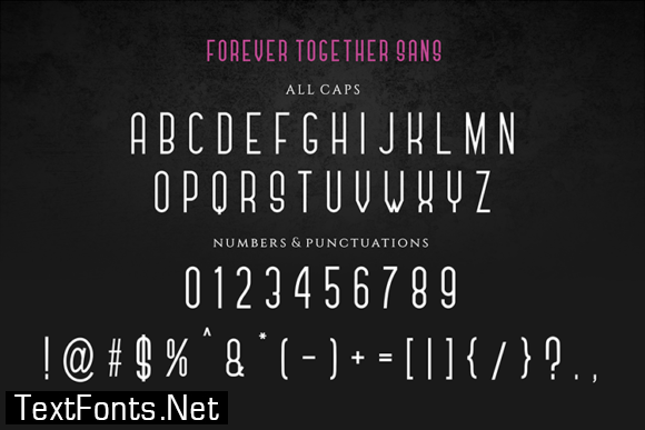 Forever Together Duo Font