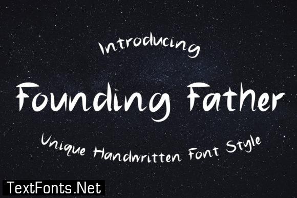 Founding Father Font