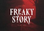 Freaky Story - Creepy Font