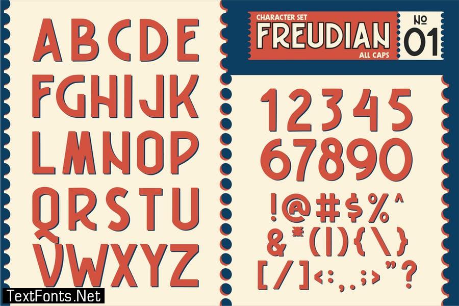 Freudian - Vintage Typeface