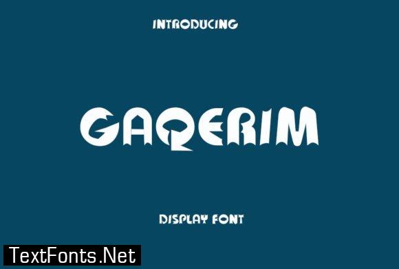 Gaqerim Font
