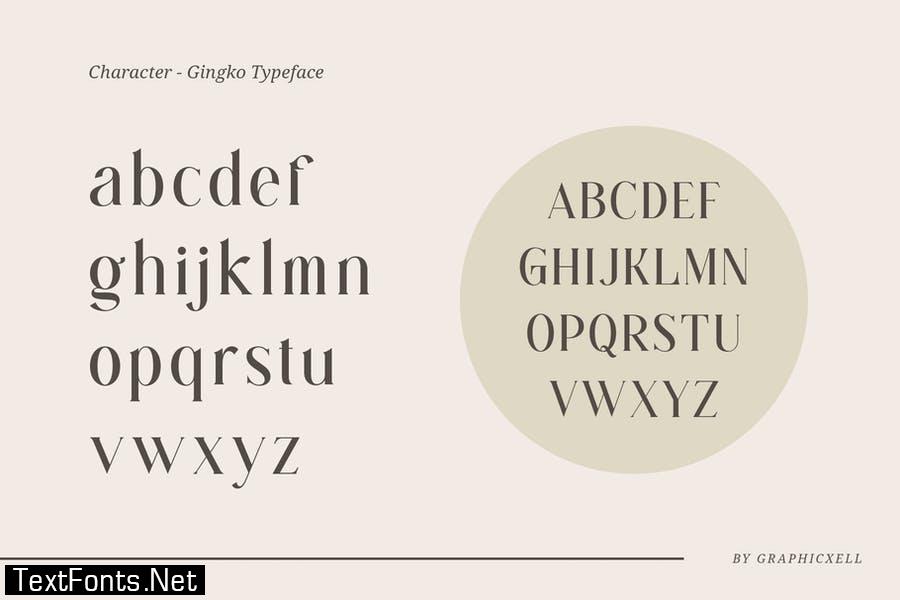 Gingko Ligature Typeface