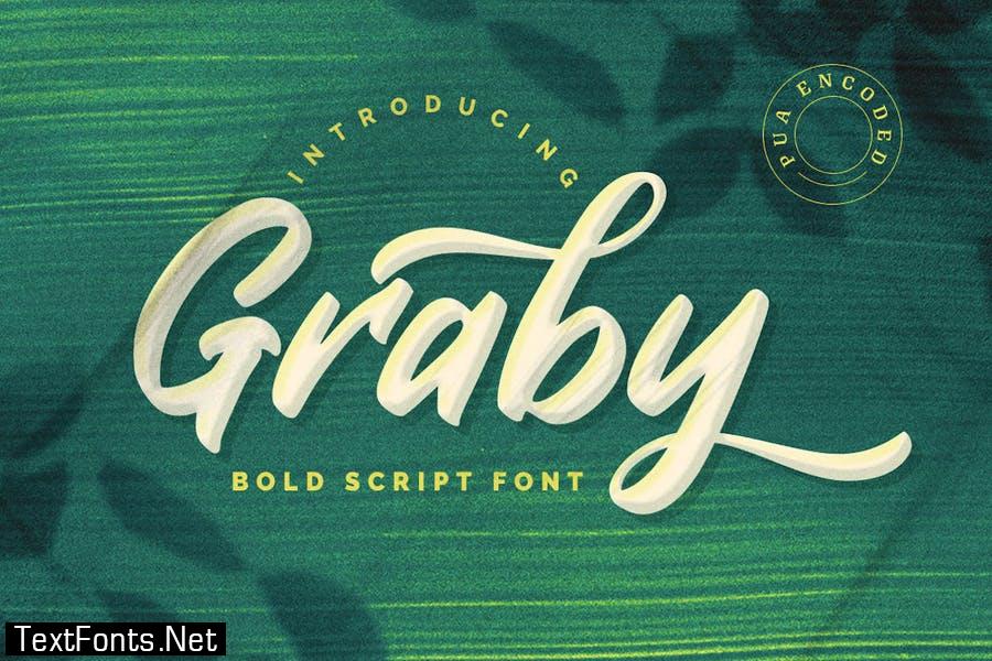 Graby - Bold Script Font