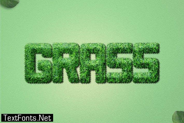 Grass Text Effects