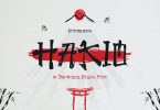 Hakio - Japanese Brush Font