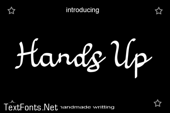 Hands Up Font