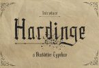 Hardinge - Blackletter Style Typeface