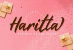 Haritta - Handwritten Script Font