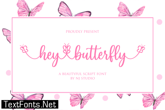 Hey Butterfly Font