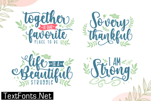 Hey Lovely Hearts Font