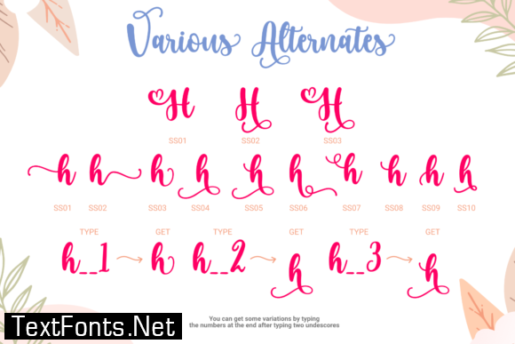 Hey Lovely Hearts Font