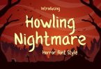Howling Nightmare - Horror Font