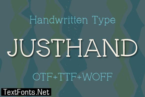 Justhand Font