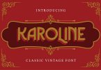 Karoline | Classic Vintage Font