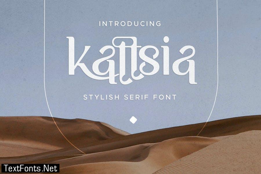 Kattsia Stylish Serif Font