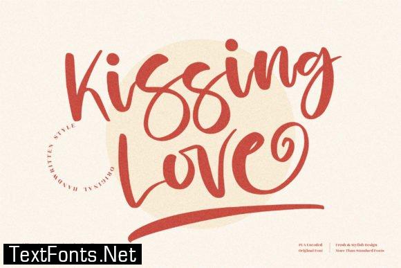 Kissing Love Font