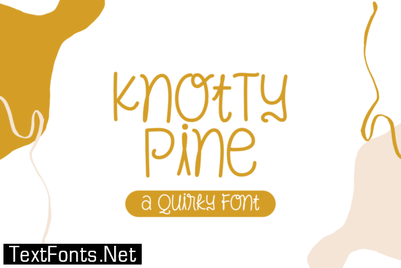 Knotty Pine Font