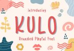 Kulo - Rounded Playful Font