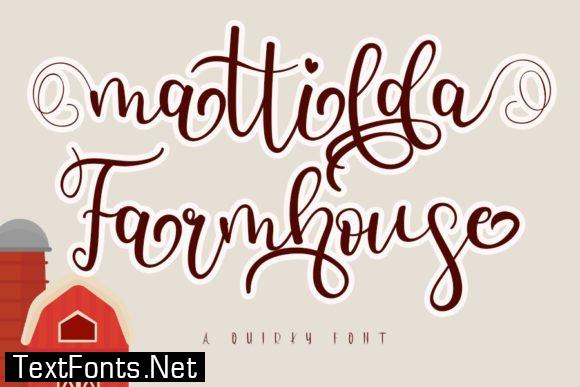 Mattilda Farmhouse Font