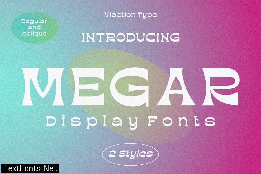 Megar - Display Fonts