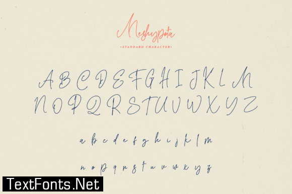 Meshypota Font